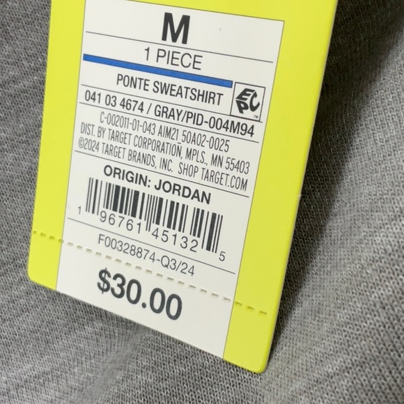 All In Motion Mens Ponte Sweatshirt Various Sizes - Picture 8 of 8